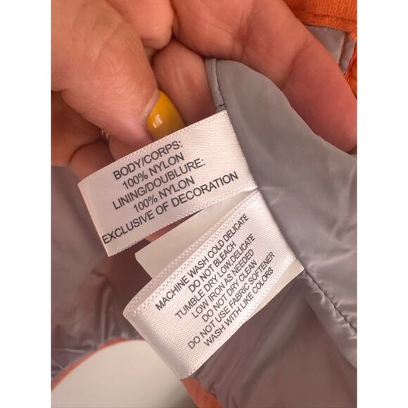 Cutter & Buck Rainier CB WeatherTec Quilted Nylon Jacket - Orange, L - Picture 5 of 8